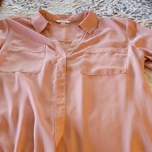 Candies  Roll Tab Sleeve Blouse